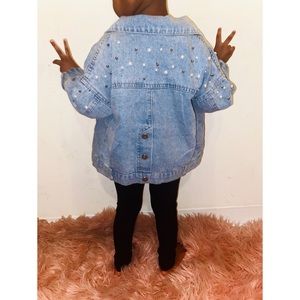 Pearl denim jacket